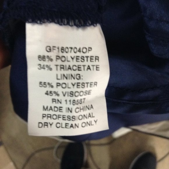 Grey Jason Wu Navy Cropped Flare Leg Pants - Picture 8 of 8